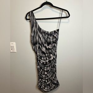 GUESS ONE SHOULDER DRESS